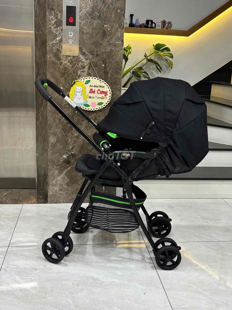Xe đẩy Aprica FLYLE Đen phối kẻ. Mua bán Mẹ và bé tại Thành phố Thủ Đức Tp Hồ Chí Minh được đăng bởi Nguyễn hoàng ngọc uyên hình 1