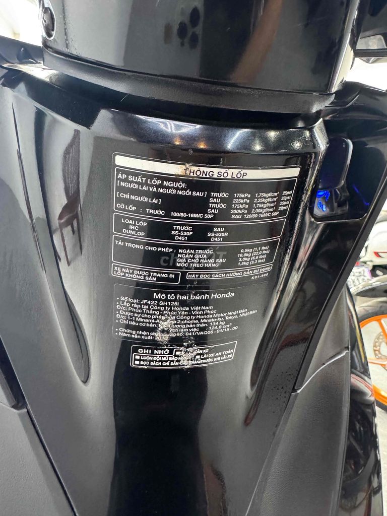 SH125 2016 Smartkey rin xe chuẩn đẹp Hỗ trợ góp. Mua bán Xe máy tại Quận Cái Răng Cần Thơ được đăng bởi Cửa Hàng Xe Máy Quang Sang hình 5