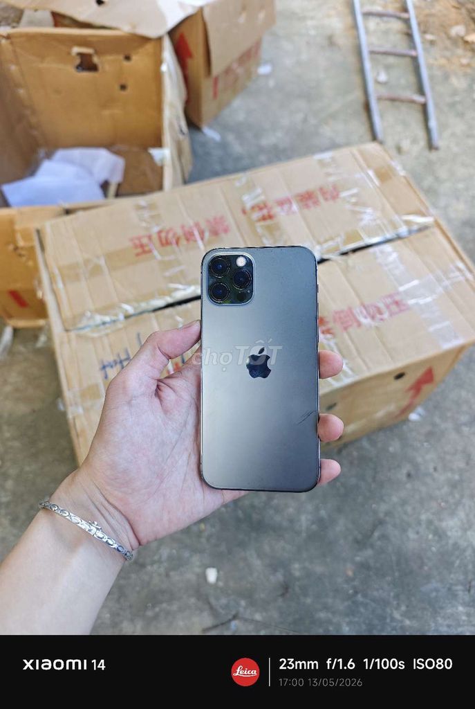 iPhone 12 Pro 128GB Xám. Mua bán Điện thoại tại Huyện Sông Lô Vĩnh Phúc được đăng bởi Khánh Đan hình 1