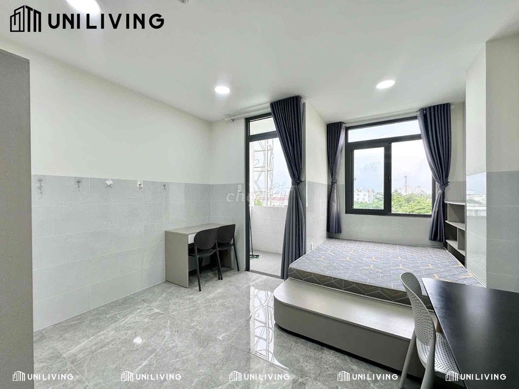 Studio ban công full nội thất ngay UFM,FPT,khu CNC,Võ Chí Công