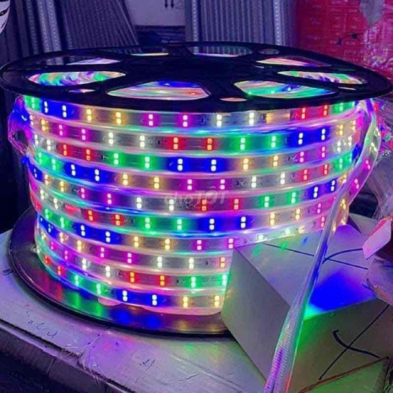 Cuộn led đuổi nhiều màu 2 hàng sẵn Đà Nẵng