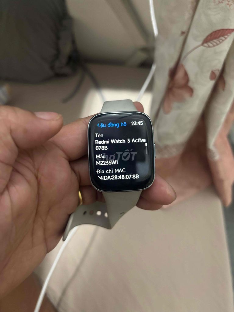 Xiaomi Redmi Watch 3 Active Xám. Mua bán Thiết bị đeo thông minh tại Thị xã Bến Cát Bình Dương được đăng bởi Ti Ti Store hình 1