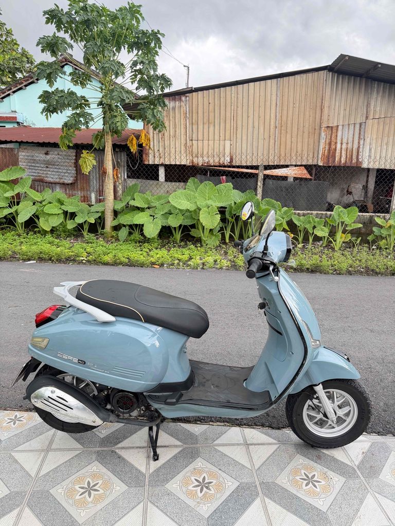 Vespa 50cc 2023 синий скутер