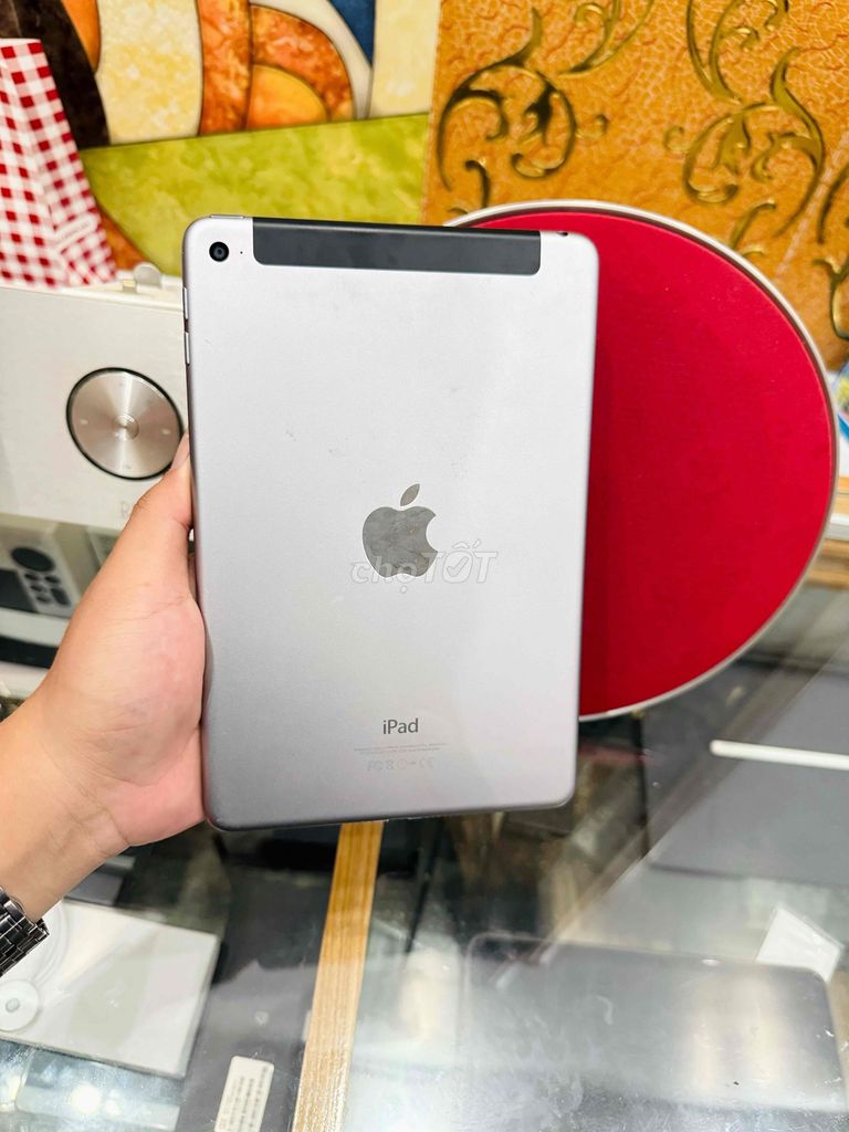 Apple iPad Mini 4 16GB Bạc 98%. Mua bán Máy tính bảng tại Quận 11 Tp Hồ Chí Minh được đăng bởi Khoa Nguyễn  hình 1