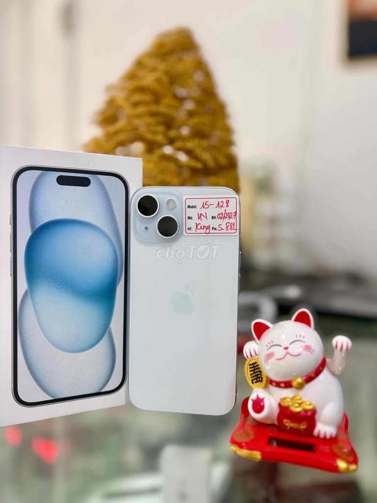 iphone 15-128gb Blue Vn sạc 88Lần bh 02/2027. Mua bán Điện thoại tại Quận Đống Đa Hà Nội được đăng bởi Quý Hoàng hình 1