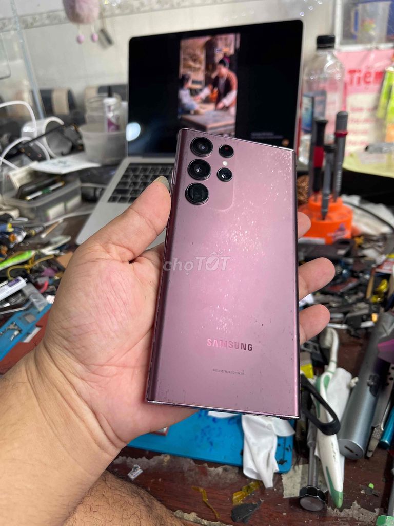 Samsung S22 Ultra 8GB/128GB Tím. Mua bán Điện thoại tại Thành phố Biên Hòa Đồng Nai được đăng bởi Di Động Tuấn Hồng Nam hình 1
