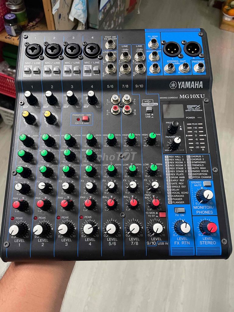 Mixer Yamaha MG10XU Đen Đã sử dụng. Mua bán Tivi, Âm thanh tại Quận Bình Tân Tp Hồ Chí Minh được đăng bởi Dương Hoài Phương hình 1