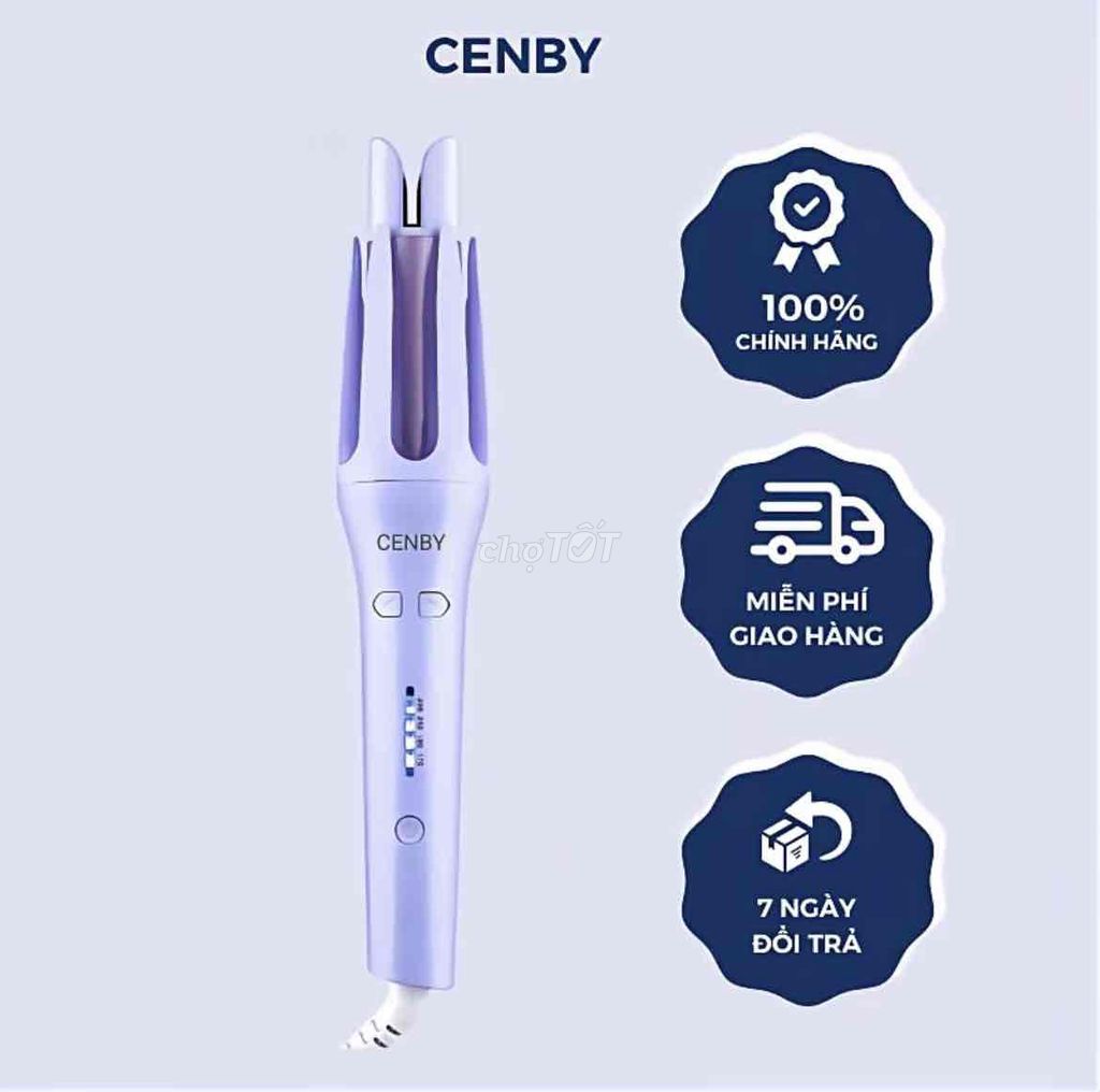 Máy uốn tóc tự động CenBy Tím Nữ. Mua bán Phụ kiện thời trang khác tại Huyện Lộc Ninh Bình Phước được đăng bởi Huyen Mong hình 1