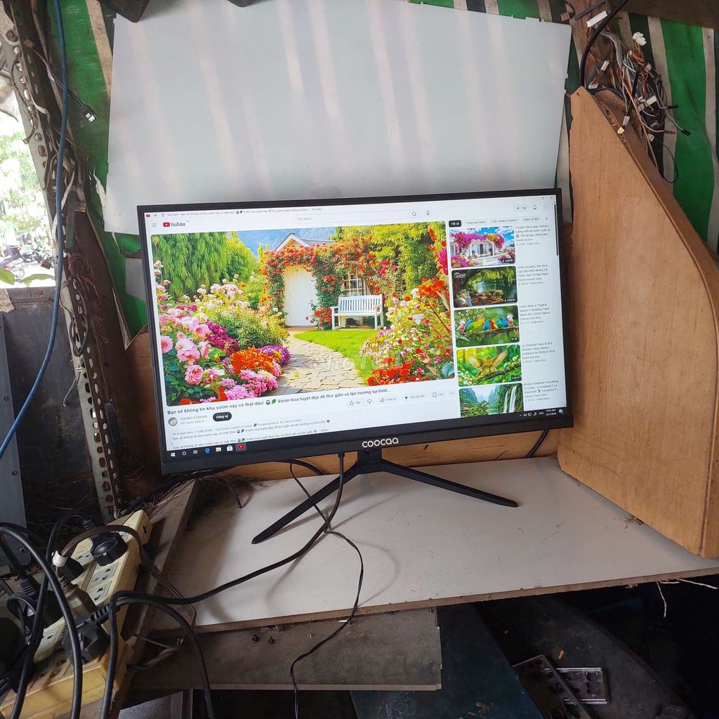 Màn hình máy tính full viền 27 inch 100Hz. Mua bán Phụ kiện (Màn hình, Chuột...) tại Quận 11 Tp Hồ Chí Minh được đăng bởi hb computer hình 1