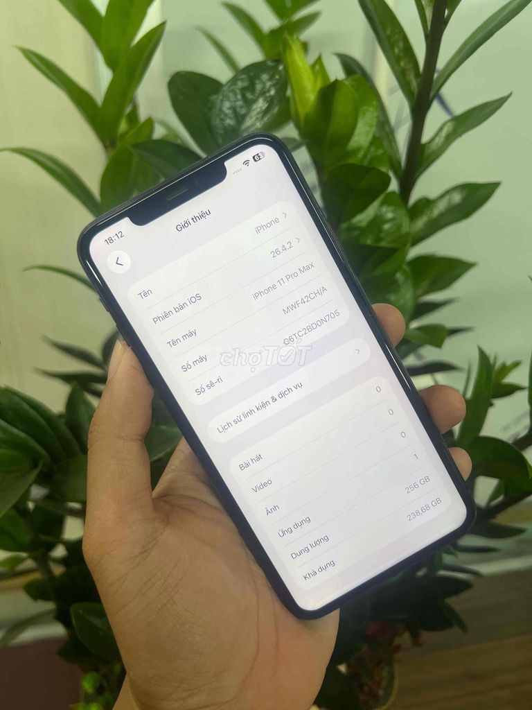iPhone 11 Pro Max 256GB Xám. Mua bán Điện thoại tại Thành phố Bắc Ninh Bắc Ninh được đăng bởi Phan Công Quý hình 1