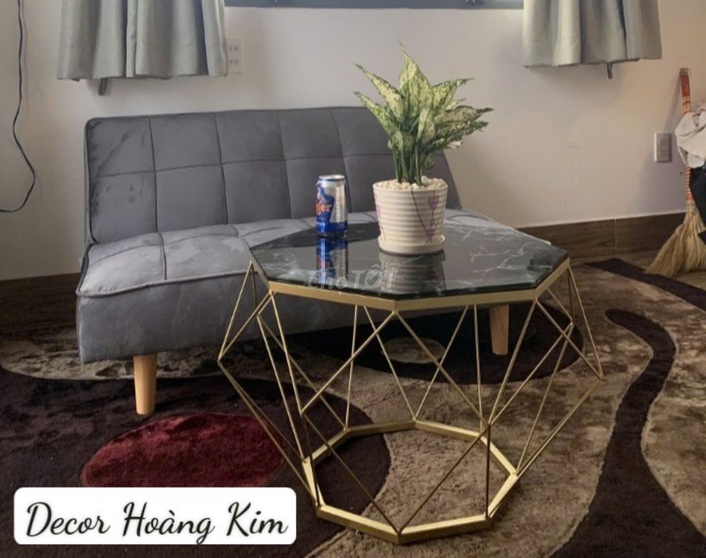 GHẾ SOFA BED + BÀN KIM CƯƠNG ( HÀNG NEW )