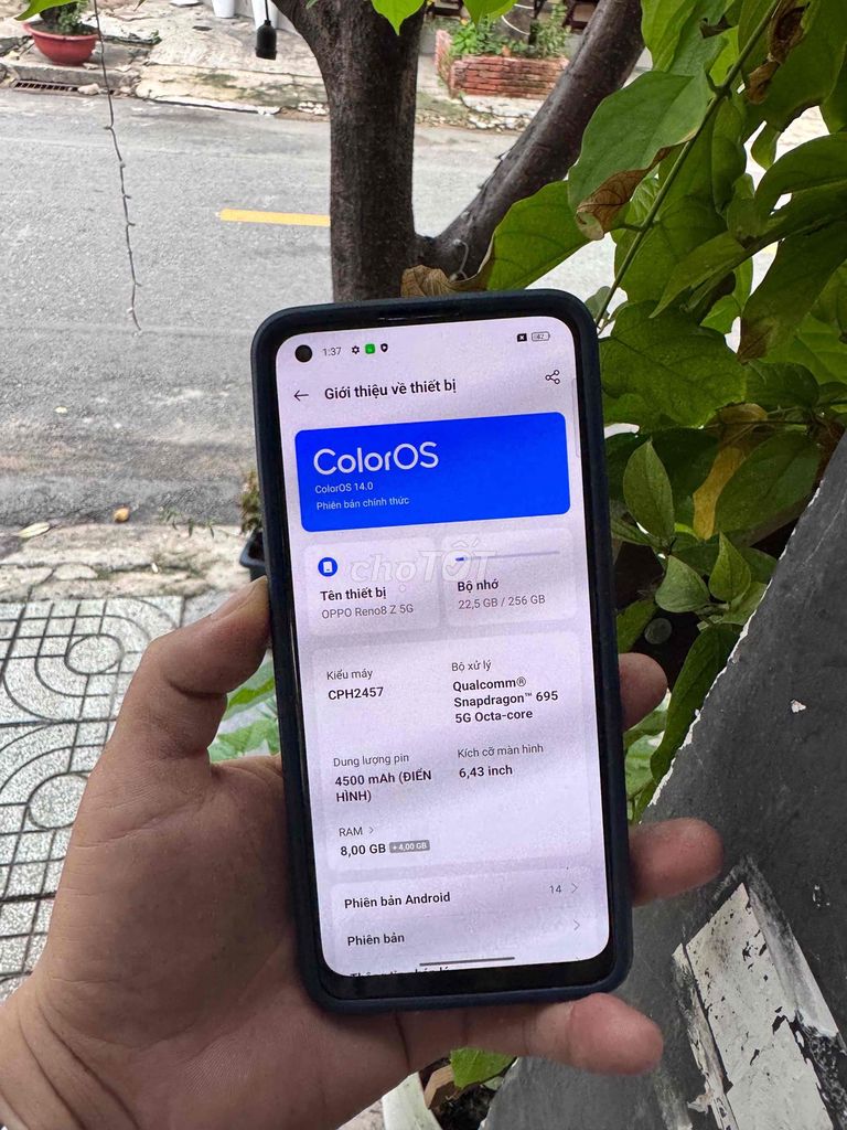 OPPO Reno8 Z 5G 256GB Đen gl. Mua bán Điện thoại tại Quận Tân Phú Tp Hồ Chí Minh được đăng bởi nguyen son  hình 1