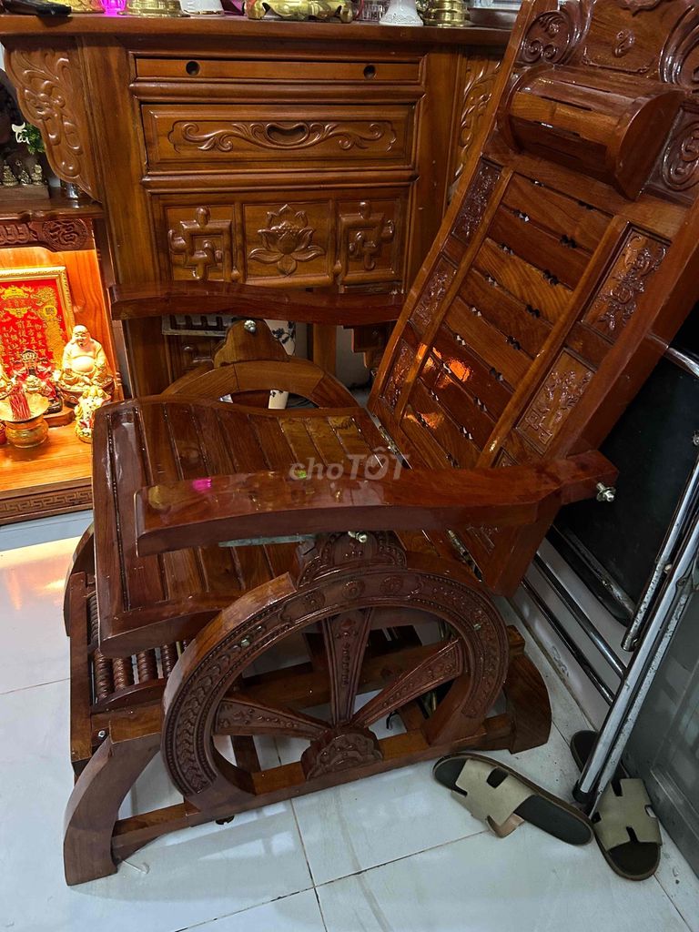 Ghế thư giãn Gỗ Nâu 6 tháng. Mua bán Bàn ghế tại Huyện Hóc Môn Tp Hồ Chí Minh được đăng bởi Nguyễn Minh Minh  hình 1