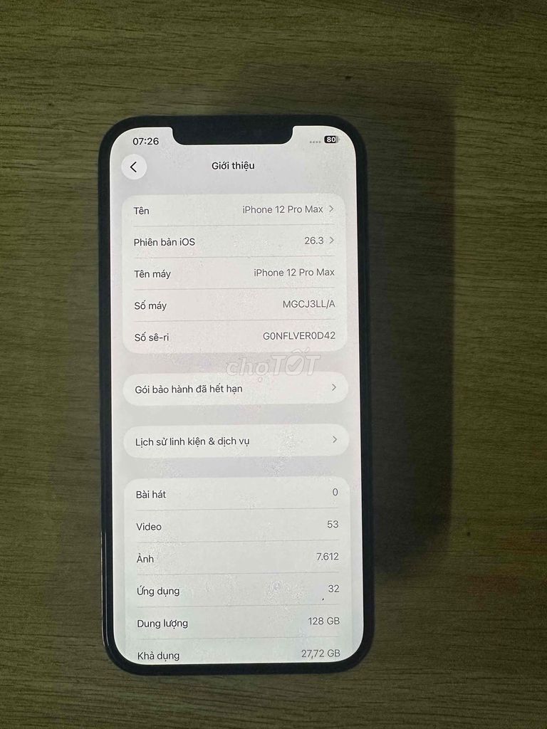 Apple iPhone 12 Pro Max 128GB Xanh. Mua bán Điện thoại tại Quận 12 Tp Hồ Chí Minh được đăng bởi Hoàng hình 1