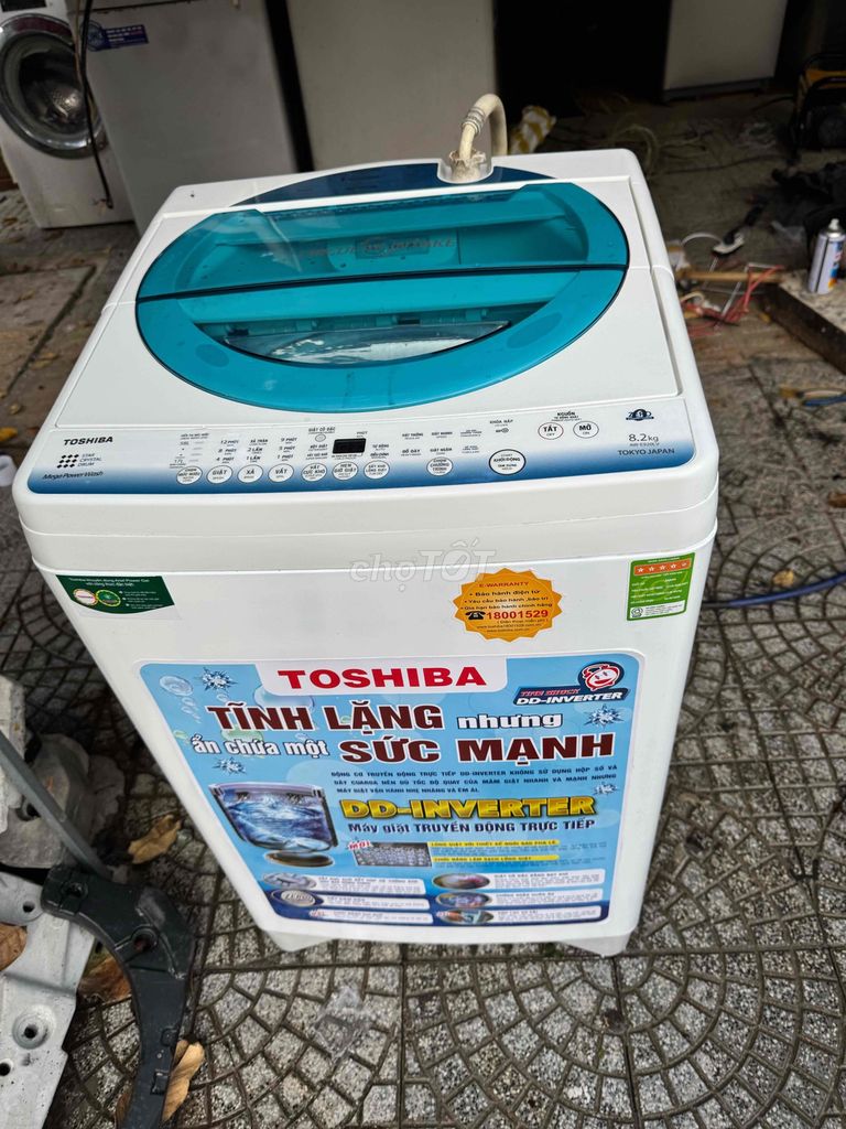 thanh lý máy giặt Toshiba 8.2Kg mới tin