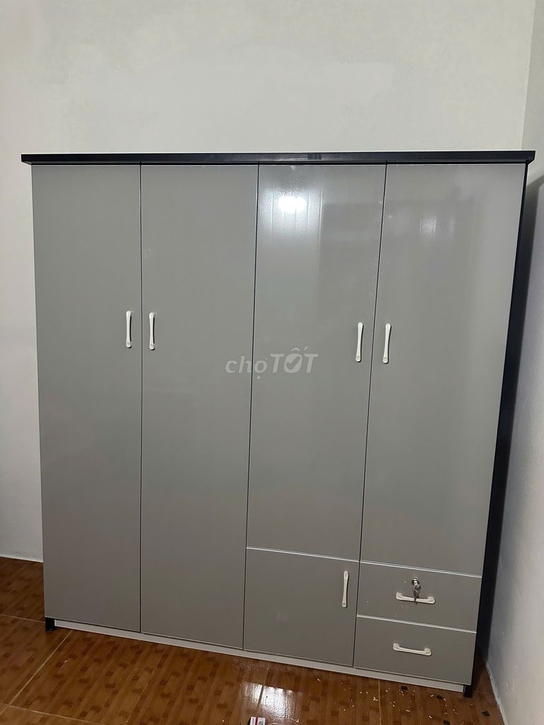 Tủ quần áo nhựa Đài Loan 4 cánh. Mua bán Tủ, kệ gia đình tại Quận Cầu Giấy Hà Nội được đăng bởi Nội thất nhựa Hà Nội  hình 1