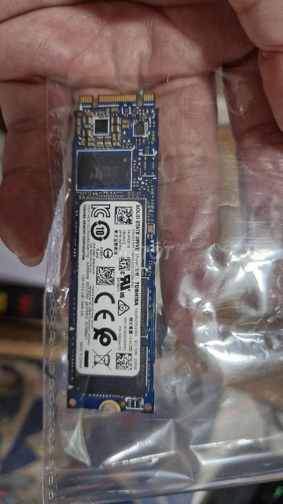 Ổ cứng SSD M.2 Toshiba 256GB 89%. Mua bán Linh kiện (RAM, Card...) tại Quận 7 Tp Hồ Chí Minh được đăng bởi Quốc Khánh hình 1