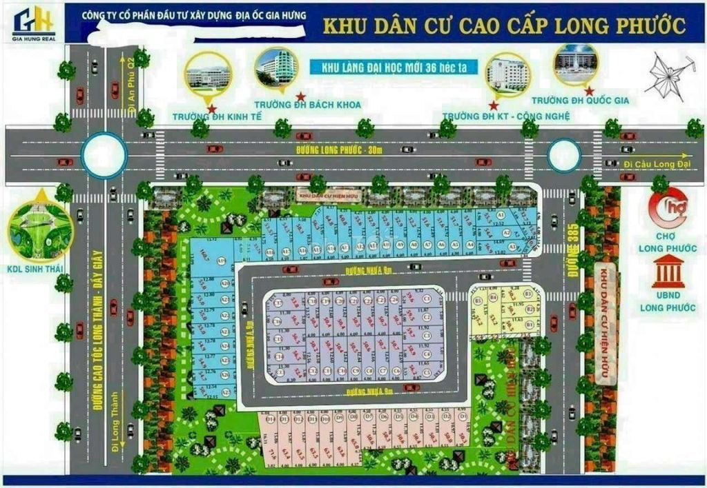 Đất 64m2 Hẻm 383 Đường Long Phước. Quận 9