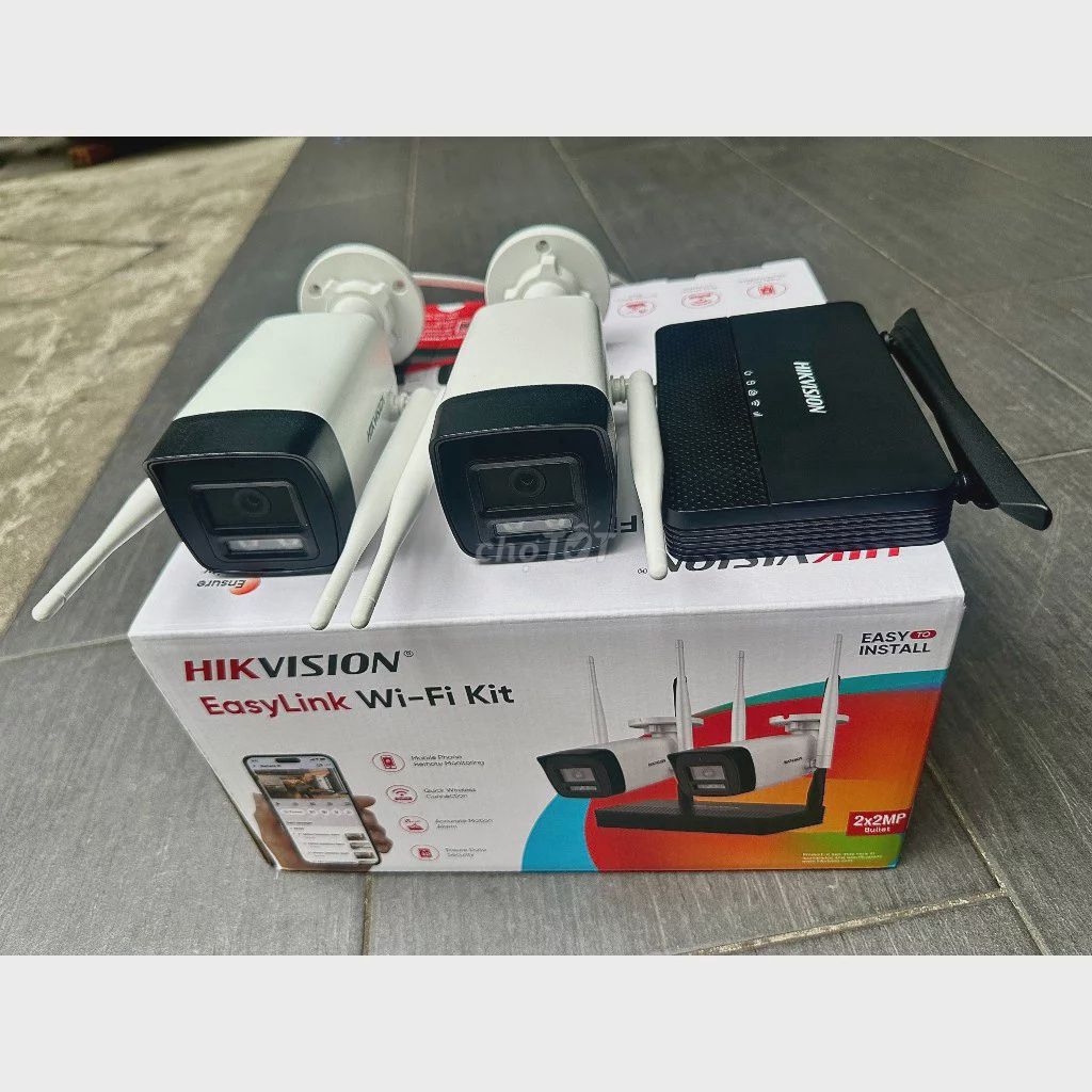 Bộ camera Hikvision NKS422W0H. Mua bán Máy ảnh, Máy quay tại Quận Hai Bà Trưng Hà Nội được đăng bởi Thuỷ Dươngg hình 1