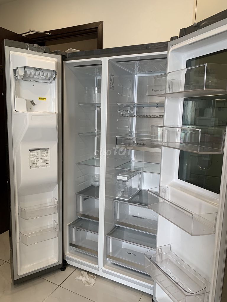 Tủ Lạnh LG Inverter 635 Lít GR-G257SV sử dụng 1năm