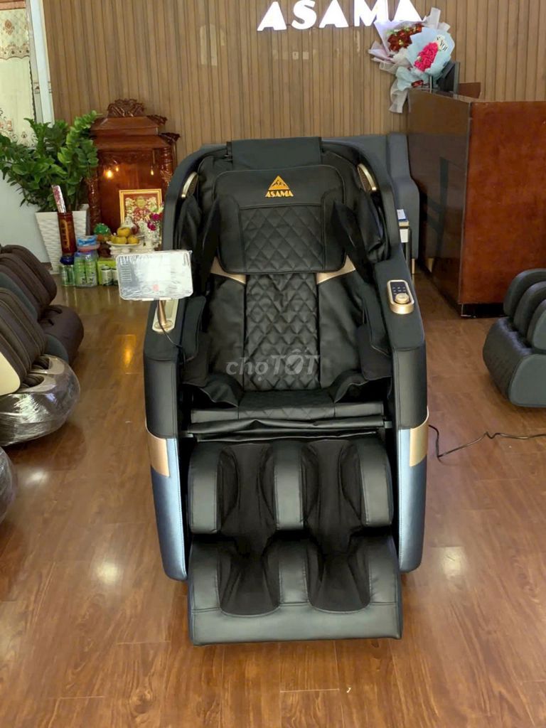 Ghế massage ASAMA AS-400 Xanh Đen. Mua bán Bàn ghế tại Huyện Củ Chi Tp Hồ Chí Minh được đăng bởi lantuongasama hình 1