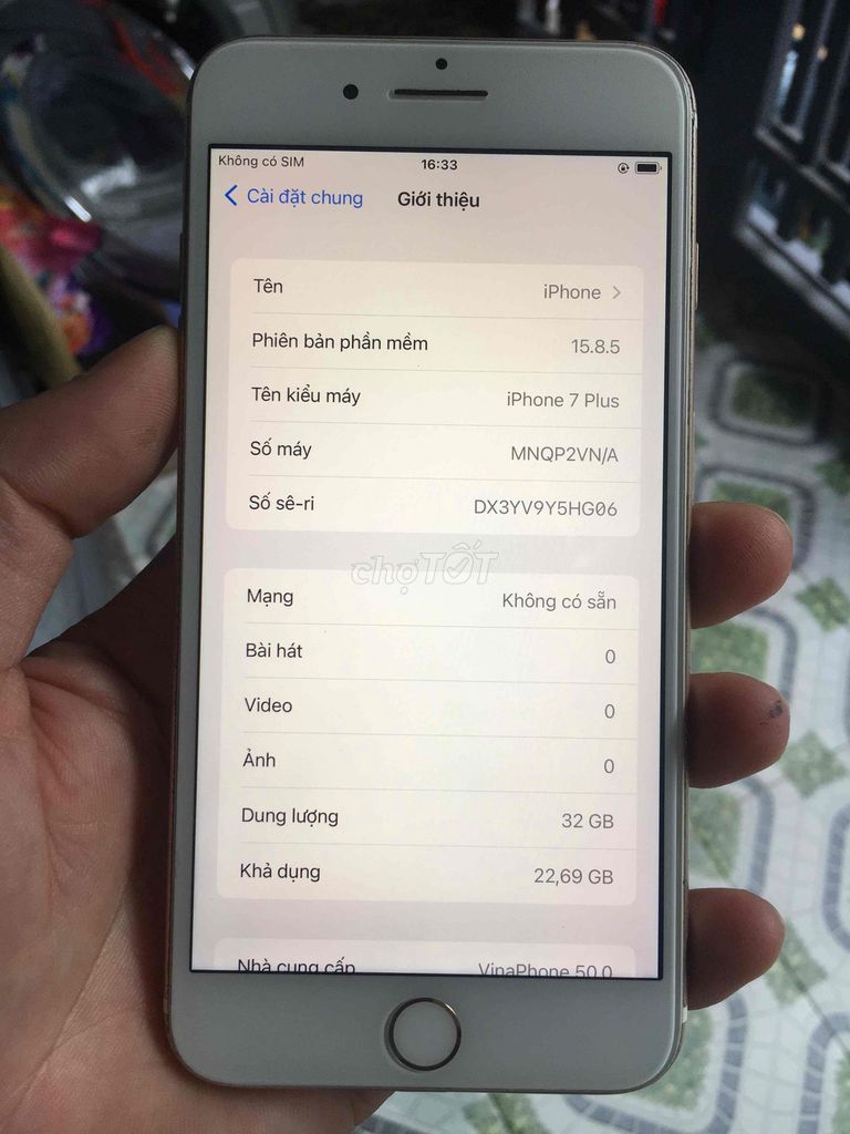 Apple iPhone 7 Plus 32GB Vàng. Mua bán Điện thoại tại Thị xã Tân Uyên Bình Dương được đăng bởi Anh KuBi hình 1