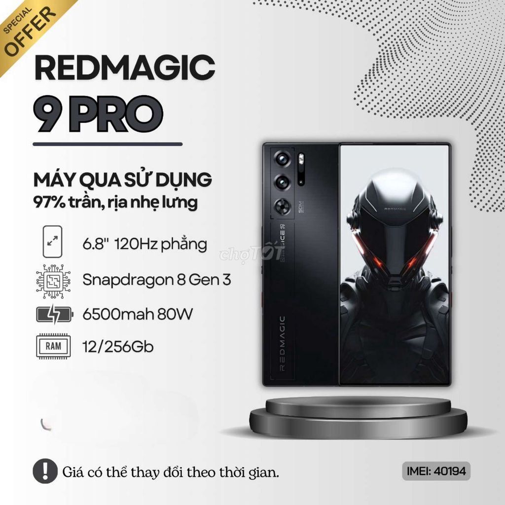 🔊REDMAGIC 9 PRO RỊA LƯNG NHẸ