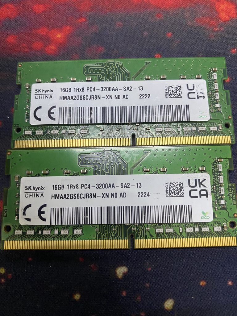 Ram Laptop DDR4 16GB Buss 3200 Tháo máy