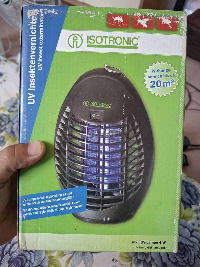 Đèn bắt muỗi ISOTRONIC Đen. Mua bán Đèn tại Thành phố Sa Đéc Đồng Tháp được đăng bởi Bình Nguyên  hình 1