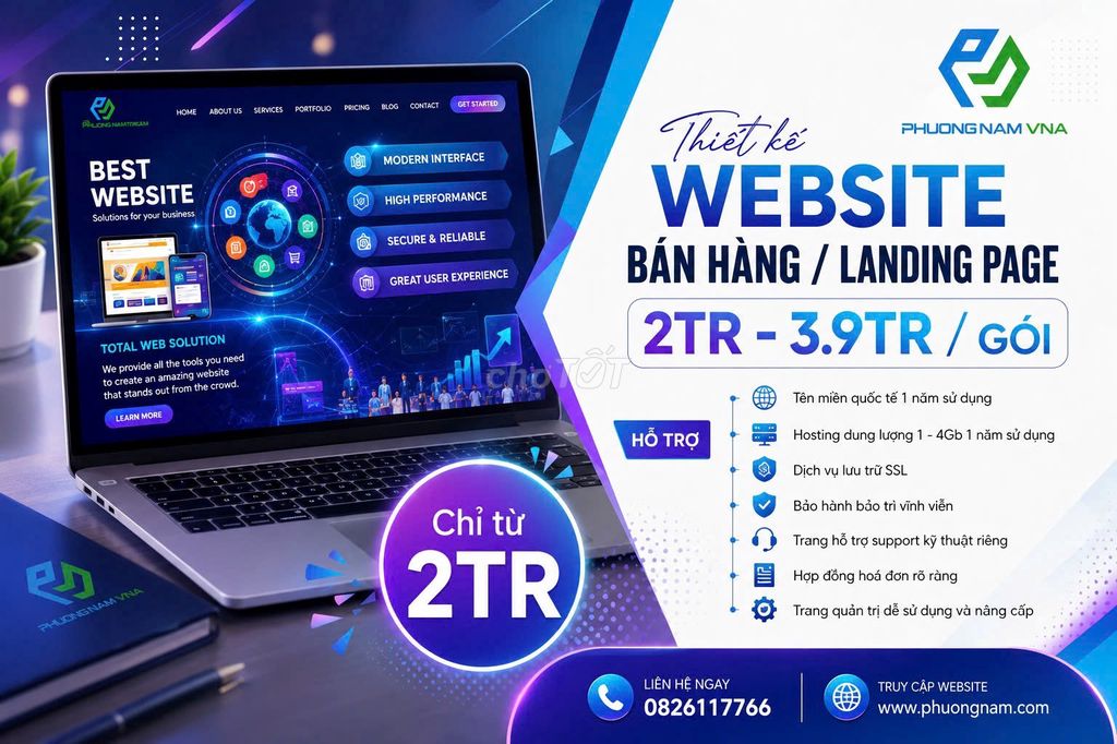 Dịch vụ thiết kế website PHUONG NAM VINA. Dịch vụ tại Quận Bình Thạnh Tp Hồ Chí Minh được đăng bởi Thiết kế website đẹp Phương Nam Vina hình 1
