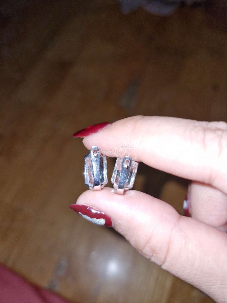 Bông bật mắt mèo bạc xi Ý siu sáng xi cao cấp