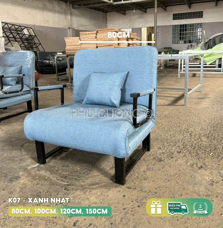 Sofa Bed khung sắt gấp nhỏ gọnm2. Mua bán Giường, chăn ga gối nệm tại Quận Ninh Kiều Cần Thơ được đăng bởi Kim Yến hình 1