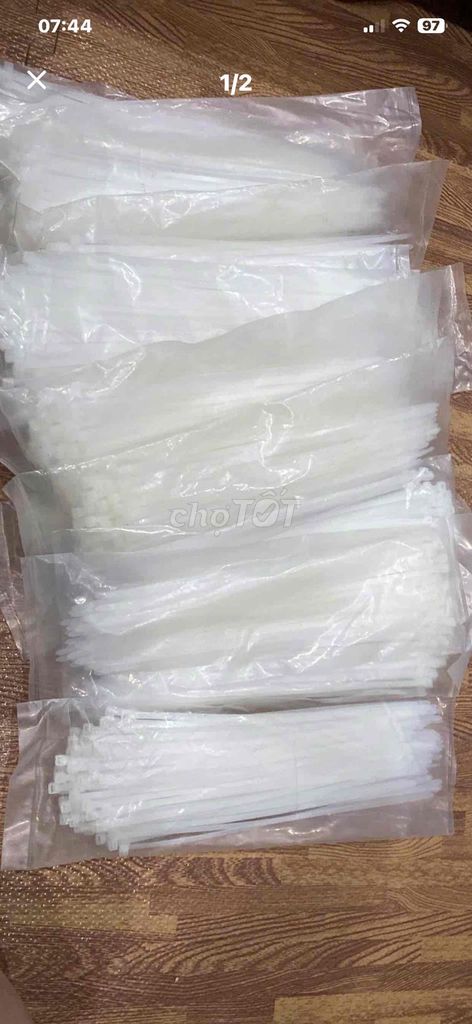 Dây rút nhựa trắng 30cm 100 pcs. Mua bán Đồ chuyên dụng, Giống nuôi trồng tại Thành phố Nam Định Nam Định được đăng bởi pham hung hình 1