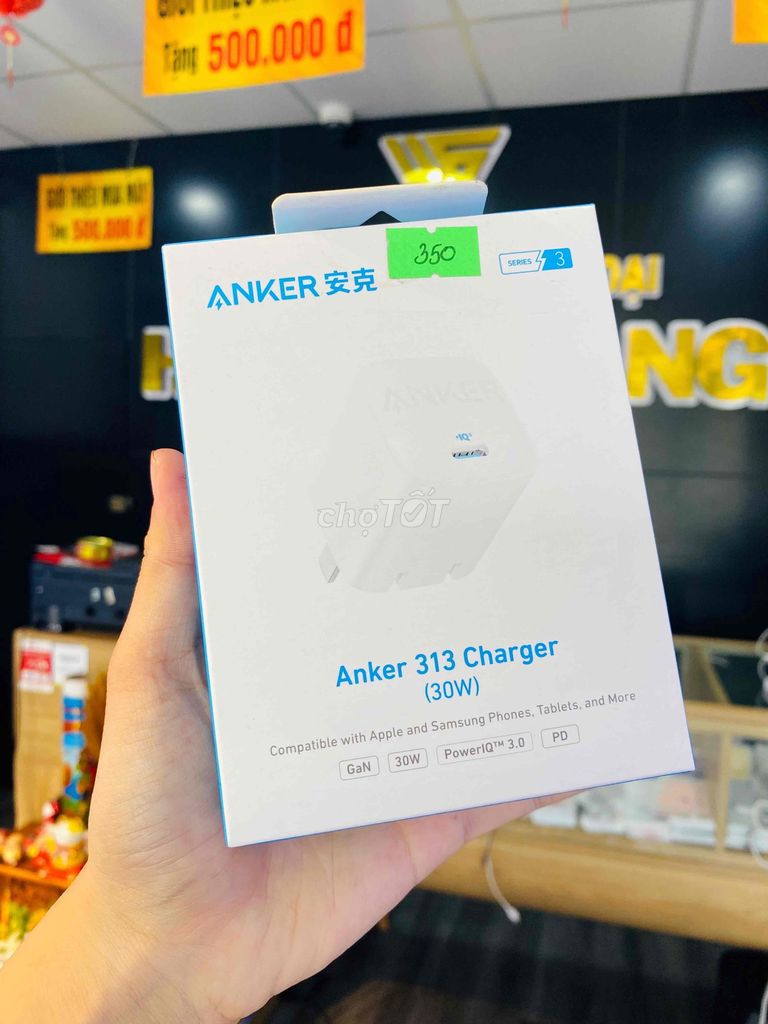 Củ sạc Anker 313 30W A2639 chính hãng ✔️