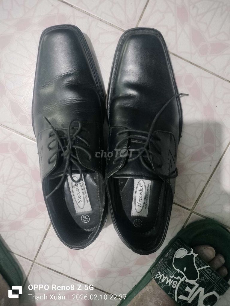 Giày tây Mercedes Nam size 41 Da Đen. Mua bán Giày dép tại Quận Thanh Xuân Hà Nội được đăng bởi hoang tuong hình 1