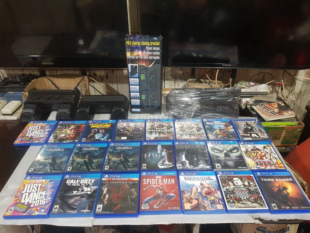 Máy Ps4 Fat 20 A... và đỉa game góc Ps4