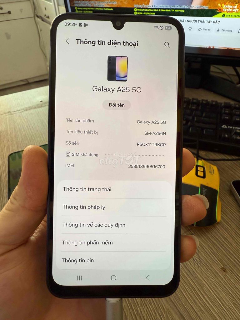 Samsung Galaxy A25 5G 128GB Tím. Mua bán Điện thoại tại Thành phố Thuận An Bình Dương được đăng bởi Nguyễn Hữu Đô hình 1