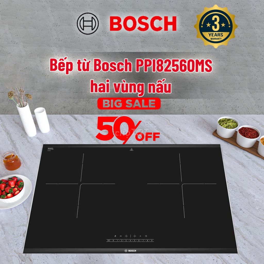 Bếp từ Bosch PPI82560MS Hàng chính hãng giá tốt