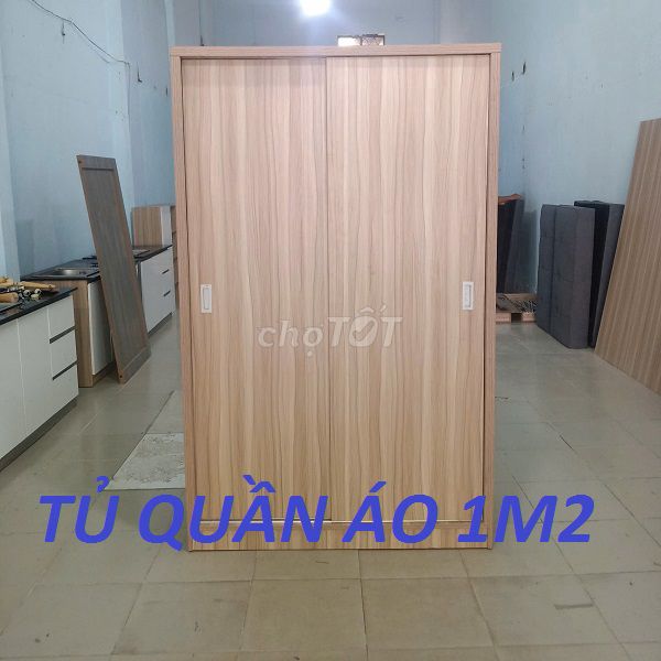 TỦ QUẦN ÁO CỬA LÙA,TỦ GỔ MDF,TỦ QUẦN ÁO 1M2 X 50CM