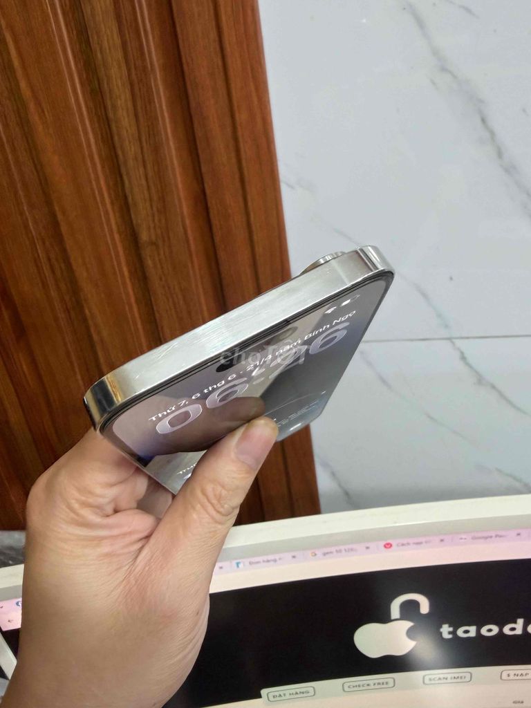 iPhone 14 Pro Max 256GB Trắng màn sof olet 120hz. Mua bán Điện thoại tại Quận Lê Chân Hải Phòng được đăng bởi hoang anh hình 1