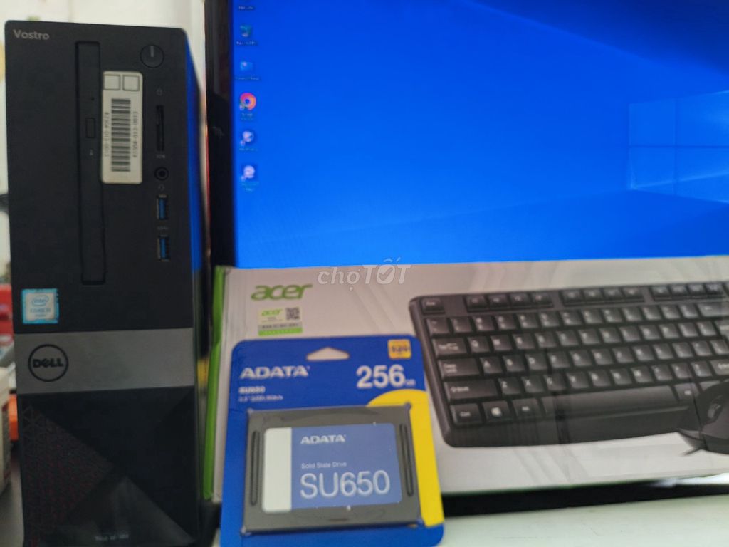 Dell Vostro i5-6500, RAM 8Gb, SSD256 | màn 23 inch. Mua bán Máy tính để bàn tại Quận Bình Thuỷ Cần Thơ được đăng bởi Tin Học Minh Ngọc hình 1