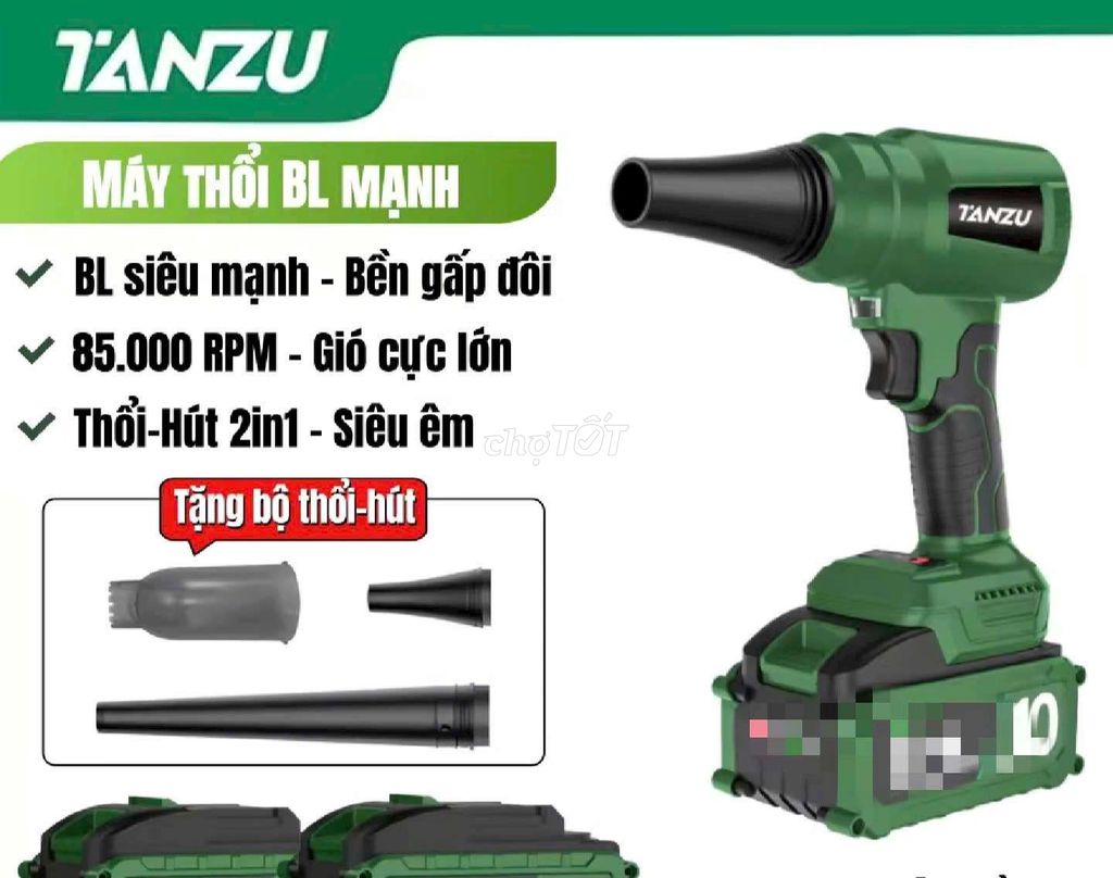 Máy Thổi Hút Bụi Tanzu 2 in 1 Không Chổi Than. Mua bán Nội thất, đồ gia dụng khác tại Thành phố Biên Hòa Đồng Nai được đăng bởi Hoang Thanh hình 1