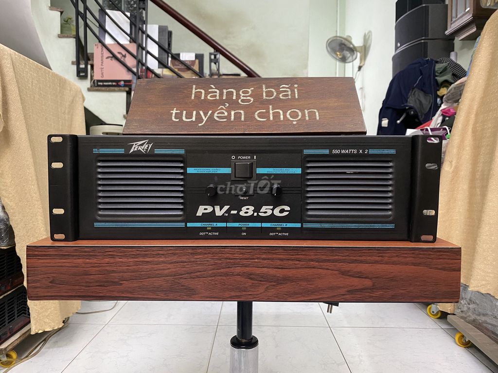 Sale Power PEAVEY PV-8.5C USA 1200w chạy16 sò sắt . Mua bán Tivi, Âm thanh tại Quận Tân Bình Tp Hồ Chí Minh được đăng bởi nhut audio hình 1
