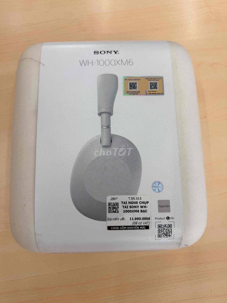 Tai nghe chụp tai Sony WH-1000XM6 Bạc Mới. Mua bán Tivi, Âm thanh tại Quận Bình Tân Tp Hồ Chí Minh được đăng bởi Quang  hình 1