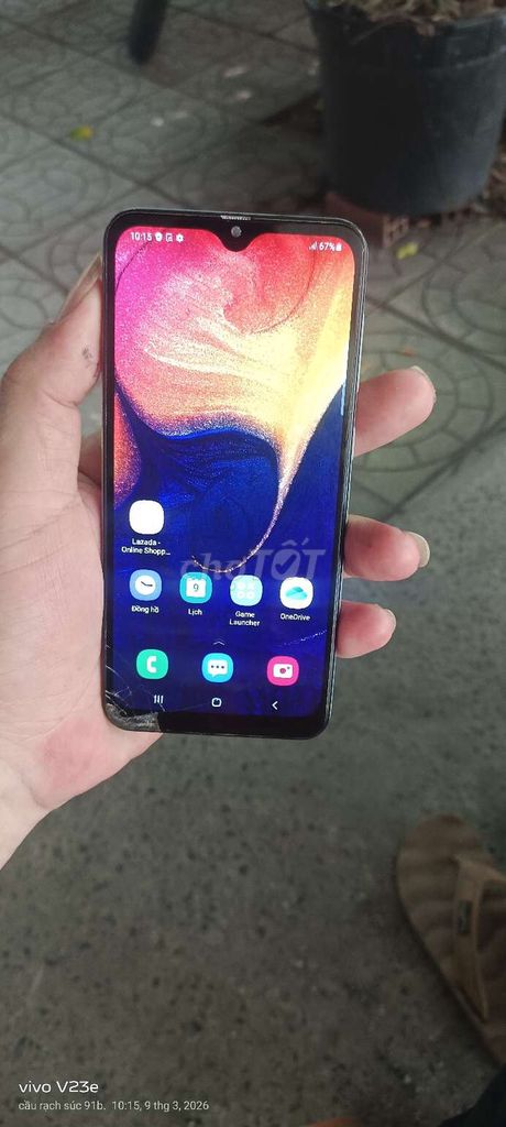 Samsung A50 ram 4/64 chữa cháy OK. Mua bán Điện thoại tại Quận Bình Thuỷ Cần Thơ được đăng bởi cầu rạch súc 91b Nguyễn Văn Linh  hình 1