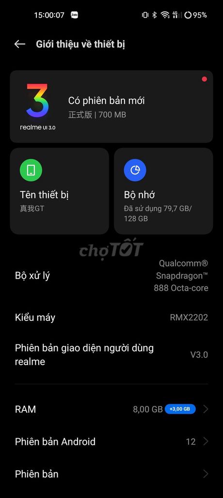 Realme GT 8GB/128GB Fix mạnh ạ. Mua bán Điện thoại tại Quận Liên Chiểu Đà Nẵng được đăng bởi Tekatoji Kobayashi hình 1