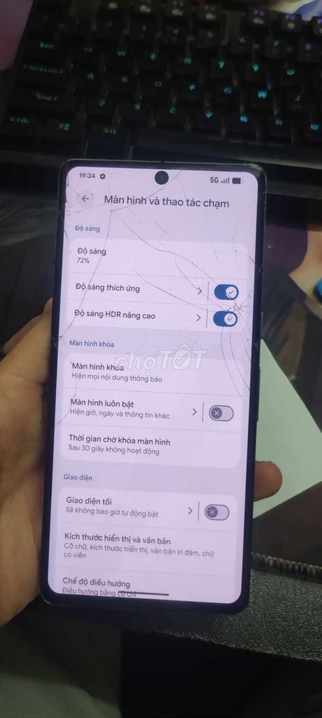 Google Pixel 7 Pro 128GB màn lô nứt nhiều. Mua bán Điện thoại tại Quận Hà Đông Hà Nội được đăng bởi Thành hình 1