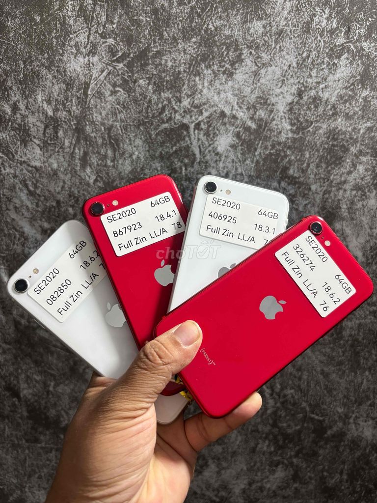 iPhone SE 2020 64GB Zin Full CN. Mua bán Điện thoại tại Thị xã Bến Cát Bình Dương được đăng bởi Ti Ti Store hình 1