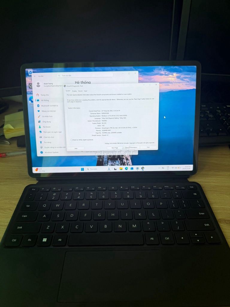 Huawei Matebook E Go 12.6 inch 16GB/512GB. Mua bán Máy tính bảng tại Quận 7 Tp Hồ Chí Minh được đăng bởi Phan Thúy Kiều hình 1