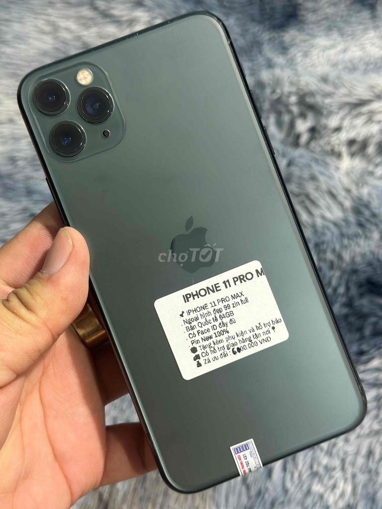 IPHONE 11 PRO MAX 64GB zin keng. Mua bán Điện thoại tại Huyện Trảng Bom Đồng Nai được đăng bởi Hồ Trung Hiếu hình 1